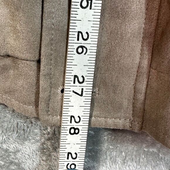 Millennium 2000 Men L Vintage Beige Bomber Jacket Retro Preppy Office Y2K Casual - Picture 7 of 13